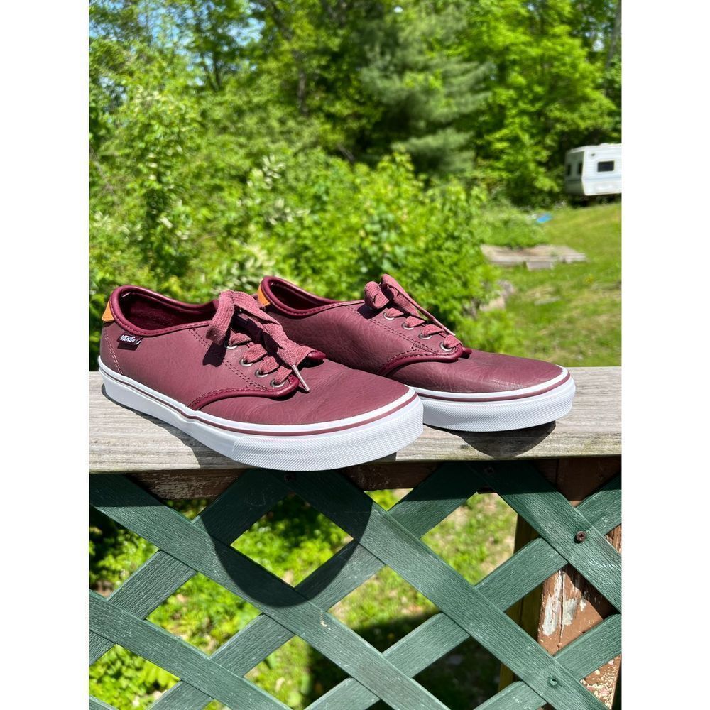 Vans Womans Comfycush Era Sneakers Sz 10 Burgundy - Picture 1 of 8